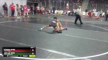 75 lbs Semifinal - BryLee Irsik, Team Nebraska vs Eyniah Byrd, Team Texas