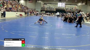76 lbs Quarterfinal - Carmani Williams, Troup Wrestling vs Jayce Brown, Rockmart Takedown Club