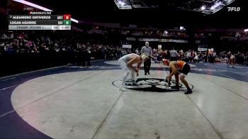 4A 215 lbs Champ. Round 1 - Alejandro Ontiveros, Artesia vs Logan Aguirre, Silver