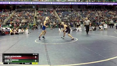 2A 144 lbs Semifinal - David McEachern, Mt Pleasant vs Gabe Foreman, Washington