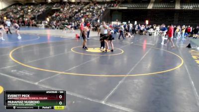 184 lbs Cons. Round 3 - Everett Peck, Northwest Kansas Technical College vs Muhamad Nugroho, Colorado State Univeristy