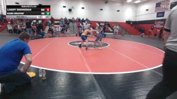 98-107 lbs Round 5 - Landry Brenneman, Northern Mat Club vs Kash Weaver, Frankfort Mat Club