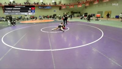 138 A Quarterfinal - Jacinda Espinosa, Lindenwood University vs Carley Ceshker, Unattached