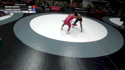 190 lbs Champ. Rd Of 16 - Michael Mendez, Righetti High School Wrestling vs Seargio Sanchez, Centennial High School Wrestling