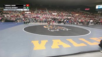 145 lbs Quarterfinal - Oktavija Burnett, Atchison HS vs Kendall Baird, Carbondale-Santa Fe Trail HS