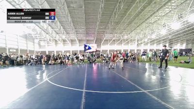 113 lbs Cons. Round 3 - Aiden Allen, Shootbox Wrestling Club vs Dominic Gortat, Stallions Wrestling Club