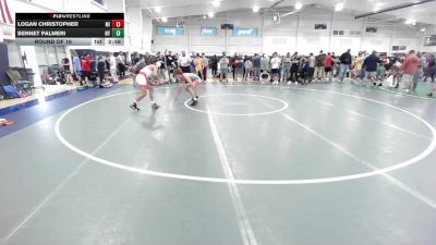 C-132 lbs Round Of 16 - Logan Christopher, MI vs Bennet Palmeri, NY