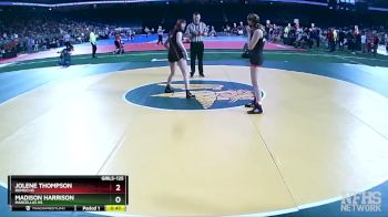 Girls-125 lbs Cons. Round 1 - Jolene Thompson, Romeo HS vs Madison Harrison, Marcellus HS