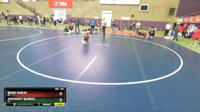 62 lbs 5th Place Match - Bane Harjo, IA vs Anthony Quiroz, IN