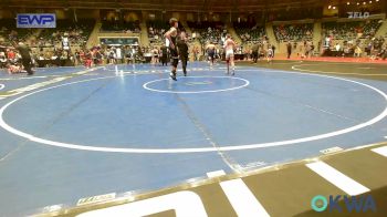 105 lbs Quarterfinal - Wyatt Edmonds, Caney Valley Wrestling vs Michael Parker, Coweta Tiger Wrestling