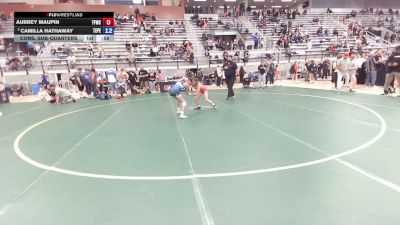 43 kg Cons. Quarters - Leivelle Alejado, Grapplers HI vs Isabela Lobeto, M80 Wrestling Club