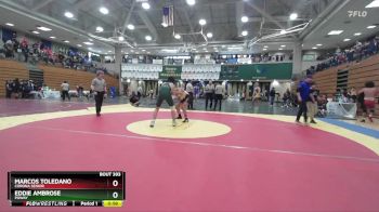 150 lbs Cons. Round 3 - Eddie Ambrose, Poway vs Marcos Toledano, Corona Senior