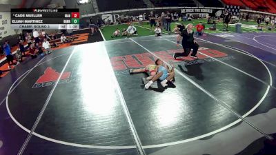 92 lbs Champ. Round 3 - Cade Mueller, Idaho vs Elijah Martinez, Hawaii