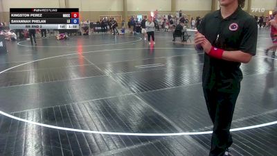 78 lbs Rr Rnd 2 - Kingston Perez, ATT / Mocco Wrestling vs Savannah Phelan, Lake Gibson