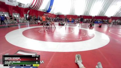 90-95 lbs Round 2 - Griffin Wineski, Iowa Grant/Highland vs Cullen Zellner, Denmark