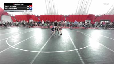 98 lbs Semifinal - Bryce Schmidt, Aviators Wrestling vs Logan Crandall, Evansville Wrestling Club