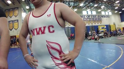 285 lbs Round 3 (8 Team) - Morgan Hill, Alpha WC vs Mateo Besteiro, Naperville Central