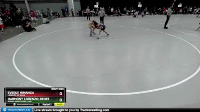 71-76 lbs Cons. Round 1 - Everly Himanga, Legends Of Gold vs Harmony Lorenzo-DeHerrera, Duran Wrestling Club