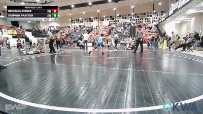 100-105 lbs Rr Rnd 3 - Benjamin Fisher, Salina Wrestling Club vs Stephen Praytor, Salina Wrestling Club