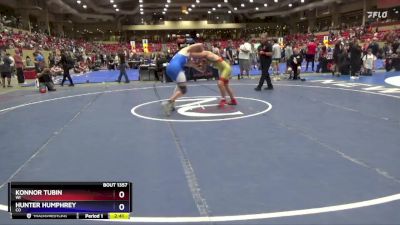 175 lbs Cons. Round 3 - Konnor Tubin, WI vs Hunter Humphrey, CO