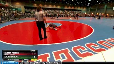 68-75 lbs Round 1 - Archie Mendez, Nevada Elite Wrestling vs Carter Fischer, Eastside Cougars