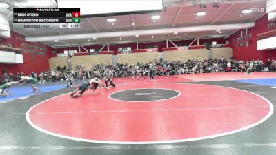 152 lbs Champ. Round 3 - Max Otero, College Park vs Remington Escobedo, Del Norte