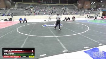 126 lbs Quarterfinal - Bailey Duh, Montgomery County vs Thea Bober-McDonald, Fort Campbell