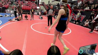 110 lbs Rr Rnd 2 - Claire Lancaster, Mollywhoppers vs Lucely Kutz, Sisters On The Mat Purple