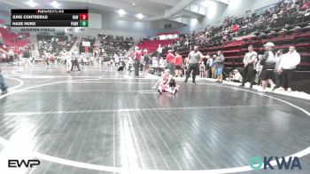 35 lbs Quarterfinal - June Contreras, Raw Wrestling Club vs Haze Hurd, Pawhuska Elks Takedown