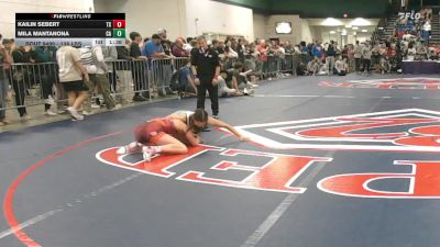 138 lbs Round Of 16 - Kailin Sebert, TX vs Mila Mantanona, CA