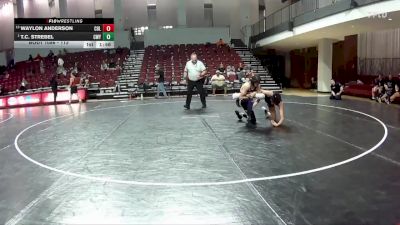 113 lbs Semifinal - T.C. Strebel, Legend Wrestling Club vs Waylon Anderson, Virginia Team Predators