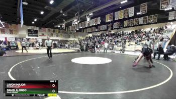 165 lbs Quarterfinal - Javon Major, Paloma Valley vs David Alonso, Palm Desert