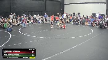 38 lbs Cons. Round 2 - Walker Padgett, White Knoll Youth Wrestling vs Jeremiah De Luna, JET