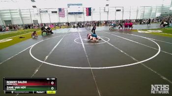 144 lbs Quarterfinal - Zane Van Hoy, Silverado vs Robert Salehi, Sierra Vista