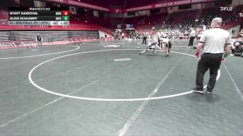 132 lbs D1 - Semi-finals (fri 7:30pm.) - Alois Schlumpf, Bay Port vs Wyatt Sandoval, Arrowhead