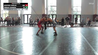 141 lbs Consi Of 16 #2 - Geoffrey Whelan, George Mason - UNATT vs Presley Johnson, The Citadel