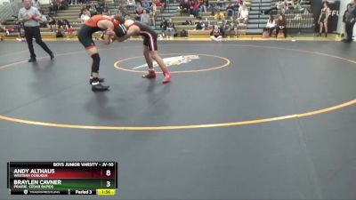 JV-12 lbs Round 1 - Jireh Gaye, Urbandale vs Kayden Phelps, Prairie, Cedar Rapids