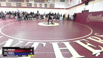124 lbs Cons. Round 3 - Mya Crespo, Vangard University vs Joy Jeremiah, Simpson University