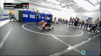 80 lbs Rr Rnd 2 - August Milligan, Pauls Valley Wrestling Club vs David Wilson, Newcastle Youth Wrestling