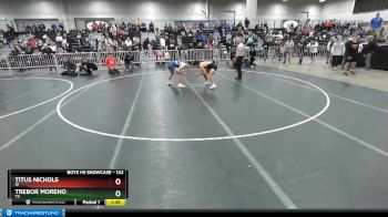 132 lbs Champ. Round 2 - Titus Nichols, ID vs Trebor Moreno, TX