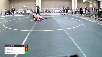 102 lbs Consi Of 16 #1 - Albie Cigarroa, El Paso Wildcats WC vs Thiago Rojas, LiveTraining