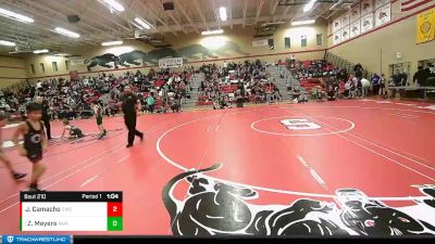 74 lbs Champ. Round 1 - Zachary Meyers, Ascend Wrestling Academy vs Juan Carlos Camacho, Steelclaw Wrestling Club