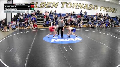 117-122 lbs Round 1 - Tracy Mauser, Seneca Valley vs Austin Smith, Mt.Pleasant