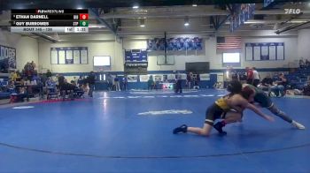138 lbs Semifinal - Ethan Darnell, D`Iberville High School vs Guy Burrowes, St. Patrick`s High School