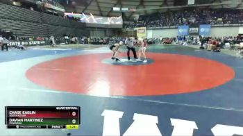 4A 126 Quarterfinal - Davian Martinez, Chiawana vs Chase Eaglin, South Kitsap