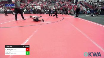 55 lbs Consi Of 4 - Kannon Morgan, Grover Rains Wrestling Club vs Huxley Sullivan, Blackwell Wrestling Club