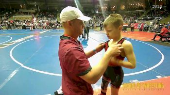 60 lbs Consi Of 8 #1 - Henry Hibdon, Barnsdall Youth Wrestling vs Azekiel Koethe, Big Game WC