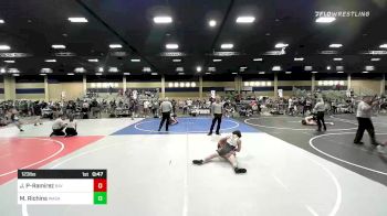 123 lbs Consolation - Joseph Pavlov-Ramirez, Bay Area Dragons WC vs Max Richins, Wasatch WC