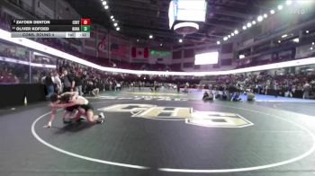 150 lbs Cons. Round 4 - Oliver Kofoed, Borah vs Zayden Denton, Centennial
