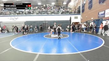 80 lbs Cons. Round 3 - Rowen Moore, Team Real Life Wrestling vs Hank Laymon, TW Wrestling